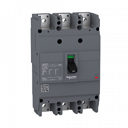 Термо-магнитный 3-х полюсный автомат 250А 25kA, подключение под шину Schneider Electric. Вид 1