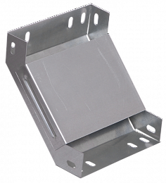 Поворот на 90 гр. вертикальный внутренний 100х200 ИЭК. Вид 1