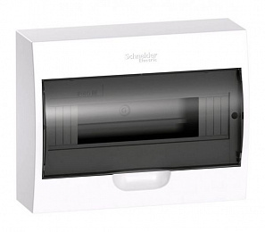 Бокс настенный 1ряд/12 модулей с прозрачной дверью (с клеммами) IP40 EASY 9 Systeme Electric. Вид 1