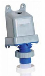 232 BS6W Вилка для монтажа на поверхность 32A, 2P+E, IP67 ABB. Вид 1