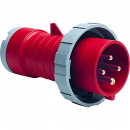 CEW 432 P9W Вилка кабельная 432P9W, 32А, 3P+N+E, IP67, 9ч ABB. Вид 1