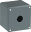 080SP1 Корпус кнопочного поста на 1 элемент металлический, с отверстием для кабельного ввода ABB. Вид 1.