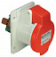 Роз скр уст прм бстр 32а 3p+e ip44 380в Schneider Electric. Вид 1.