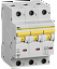 ВА47-60М Автоматический выключатель 3-полюсный, 4А, 6kA (хар-ка C) ИЭК. Вид 1.