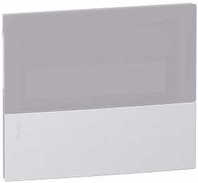 Mini pragma серебр. передняя панель встраив. щита с дымч. дв. 1ряд/12мод,италия Schneider Electric. Вид 1