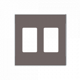 8555.1 TP Накладка для механизма разъёма VDI, 2-поста, SKY, Тауп ABB. Вид 1