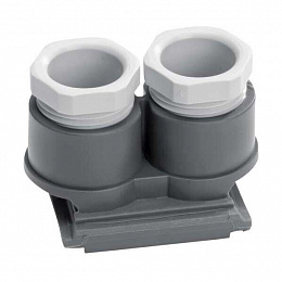 Ввод для труб М20 х 1,5 (серый) W.1 Berker. Вид 1