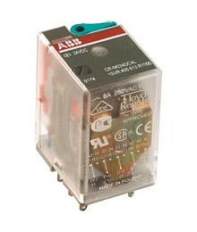 CR-M110DC4 Реле 110B DC 4ПК (6A) ABB. Вид 1