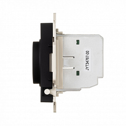 Термостат электрон. теплого пола с датчиком, 10A, механизм (карбон) AtlasDesign Systeme Electric. Вид 1