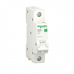 Автоматический выключатель 1-полюсный (АВ), 10А 6кА (хар-ка C) Schneider Electric. Вид 1