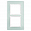 Рамка 2-постовая (стекло, полярная белизна) B.7 Berker. Вид 1.