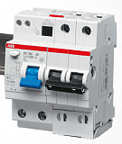 DS202 M C25 AC30 Дифф. автомат 2-полюсный, 25A, 30mA, тип АC, 10kA (хар-ка C) ABB