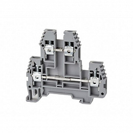 PIK 4 N Клемник 2-х ярусный 4 мм² (2х2), (серый) Klemsan. Вид 1