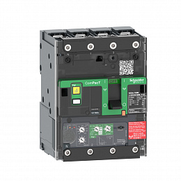 NSXm100E 4P 4.1 BUSBAR 25 Дифф. автоматический выключатель 4-полюсный, 25А16kA Schneider Electric. Вид 1