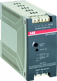 CP-E 24/10.0 Блок питания вход 93-132, 186-264В AC/210-370В DC, выход 24В DC/10A ABB. Вид 1