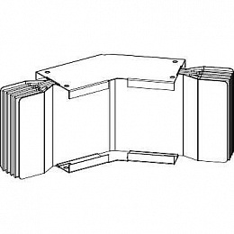 Секция угловая плашмя n2, 3l+n+pe, cu, 1350а Schneider Electric. Вид 1