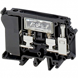Клеммник винтовой, с предохр, для 6.3x32мм, с индикат 12-30v, 2тчк, 6мм? Schneider Electric. Вид 1