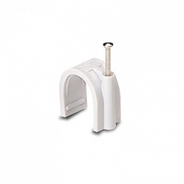 5 794 Зажим для круглого кабеля диам.10мм белый (100шт) ABB. Вид 1