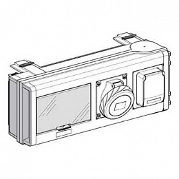 Ответвительная коробка 32А с 2-мя сил. розетками Schneider Electric. Вид 1
