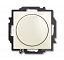 2251 UCGL-92-507 Светорегулятор Busch-Dimmer (диммер) поворотно-нажимной с центральной платой 60-400Вт (слоновая кость) Basic 55 ABB. Вид 1.