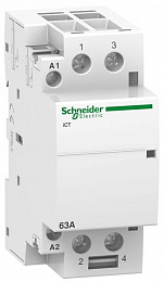 Модульный контактор ict63a 2но 24в ас 50гц Schneider Electric. Вид 1