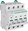 Автоматический выключатель 4-полюсный, 10A, 6kA (хар-ка C) Systeme9 Systeme Electric. Вид 1.