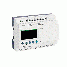 Компактное интеллектуальное реле 12входов/8выходов 24В DC ZELIO LOGIC Schneider Electric. Вид 1