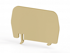 Разделитель клеммных групп для PYK 1,5-2,5-4, (бежевый) APP / PYK 1,5-2,5-4  Klemsan. Вид 1