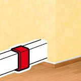 Накладка на стык 32х20-16 (белая)  Legrand