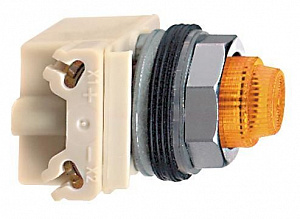 Сигнальная лампа 30мм 24в желтая 9001kp35lya31 Schneider Electric. Вид 1