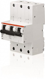 S753DR-E50 Автоматический выключатель, селективный, 3-полюсный, 50А, 25kA (хар-ка E) АВВ. Вид 1