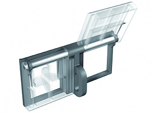 Блокировка навесными замками в разомкнутом состоянии PLC E2.2..E6.2 D=8mm ABB. Вид 1