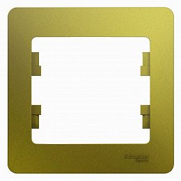 Рамка 1-постовая (фисташковый) Glossa Systeme Electric. Вид 1