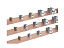 Клеммы подключения 35-70мм2 25x57mm (1уп.- 15шт) Rittal. Вид 1.