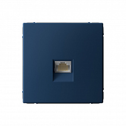 Розетка компьютерная RJ45, кат. 5е, механизм (аквамарин) ARTGALLERY Systeme Electric. Вид 1