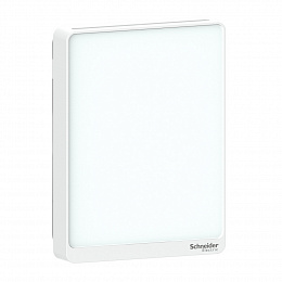 Датчик влажности температуры помещения 4-20ма/0-10в глянц.бел 24в Schneider Electric. Вид 1
