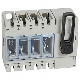 Рубильник DPX-IS 630 3п 400A с дистанционным отключением (фронт. упр.) Legrand. Вид 1