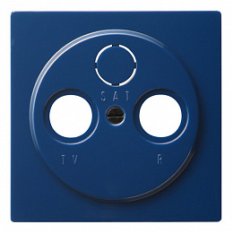 Накладка на TV-розетку (синий) S-Color Gira. Вид 1