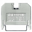 Клеммник для установки на DIN-рейку 4мм.кв. (бежевый) Siemens. Вид 1.