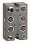 Аналоговый модуль ip 67, 2 вх/ 2 вых, 12 бит, 0-20ма, разъемы м12 Schneider Electric. Вид 1.
