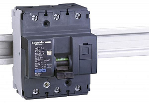 NG125H 3P 25A Автоматический выключатель 3-полюсный, 25А, 36kA (хар-ка C) Schneider Electric. Вид 1