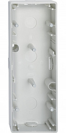 Корпус для открытого монтажа, 3--постовый, sm (полярный белый) Merten Schneider Electric. Вид 1