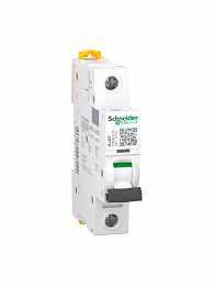 iC60N 1P 16А Автоматический выключатель 1-полюсный, 16А, 6кА (хар-ка C) Schneider Electric. Вид 1