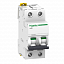 iC60N 2P 25А Автоматический выключатель 2-полюсный, 25А, 6кА (хар-ка C) Schneider Electric. Вид 1.