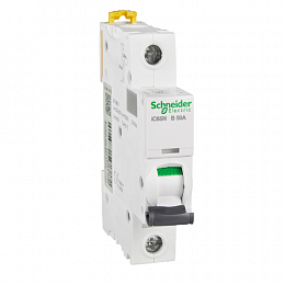 iC65N 1P 50А Автоматический выключатель 1-полюсный, 50А, 6кА (хар-ка B) Schneider Electric. Вид 1