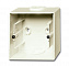1701-96-507 Коробка 1-постовая для открытого монтажа (шале/белый) Basic 55 ABB. Вид 1.