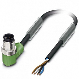 SAC-4P-M12MR/3,0-PUR Кабель датчика/исполнительного механизма Phoenix Contact. Вид 1