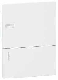 Mini pragma щит встраив. с белой дв. 1ряд/6мод,ip40,ik07,63а,2 клеммы,италия Schneider Electric. Вид 1