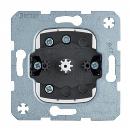 Выключатель жалюзи, поворотный, механизм Berker. Вид 1