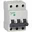 Автоматический выключатель 3-полюсный, 40А, 6kА (хар-ка C) EASY 9 Schneider Electric. Вид 1.